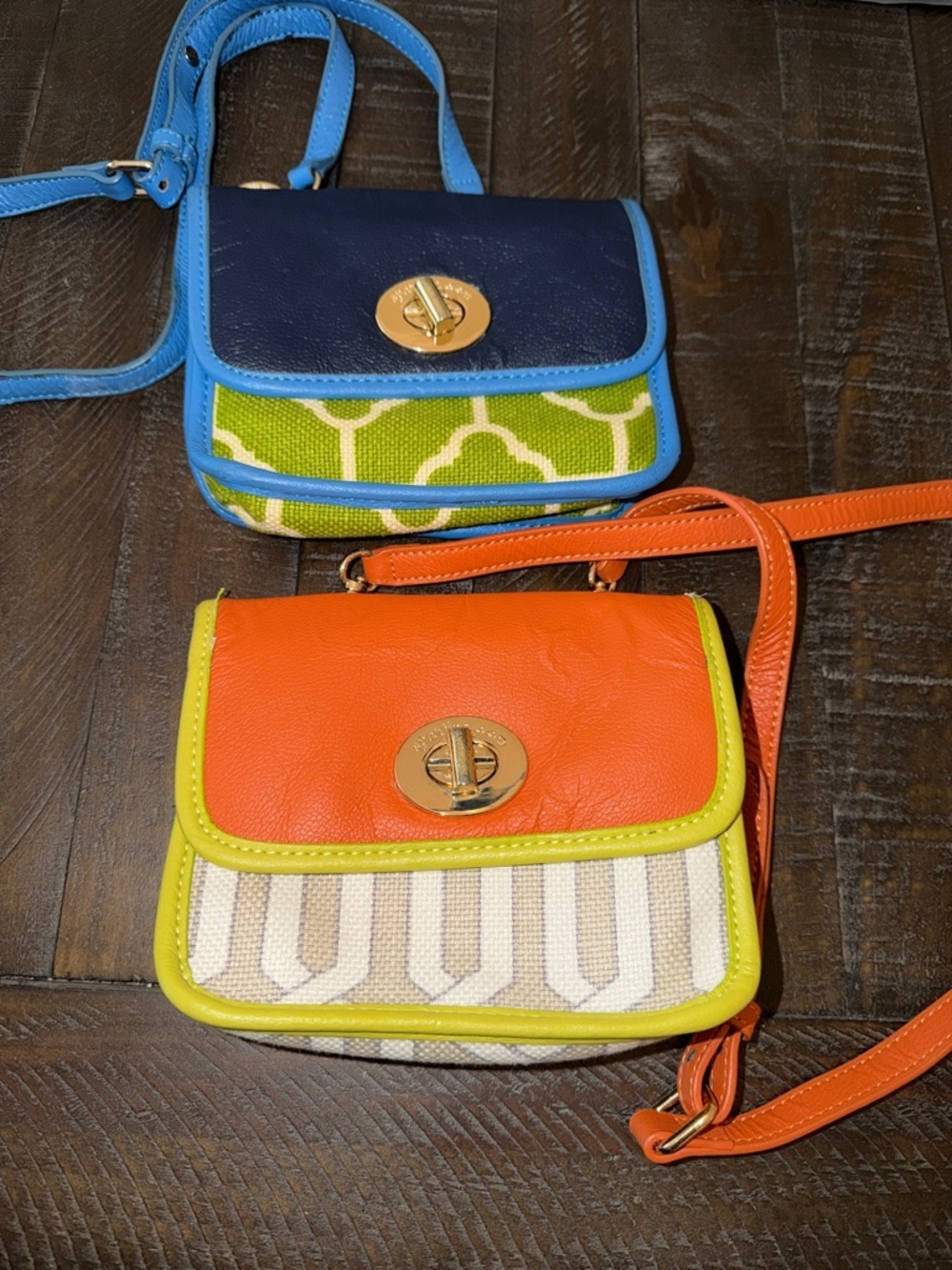 Spartina 449 Martinangel Color Block Mini Crossbody 2 bags